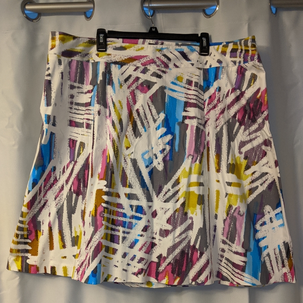 Graffiti print skirt